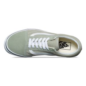 Vans Bayan Spor Ayakkabı Old Skool Zeytin Yeşili Beyaz | 11791-387